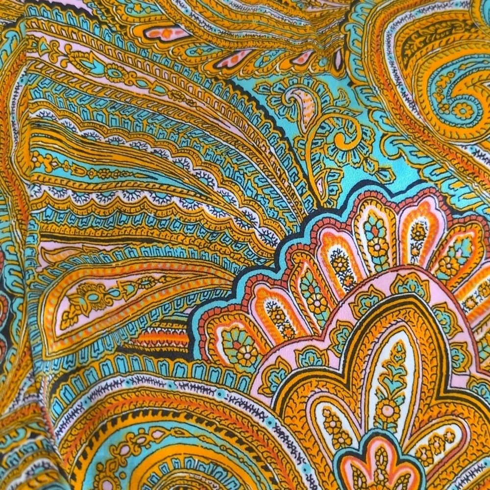J. Crew vibrant paisley